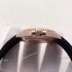 Rolex Submariner Rose Gold Rubber strap replica watch (7)_th.jpg